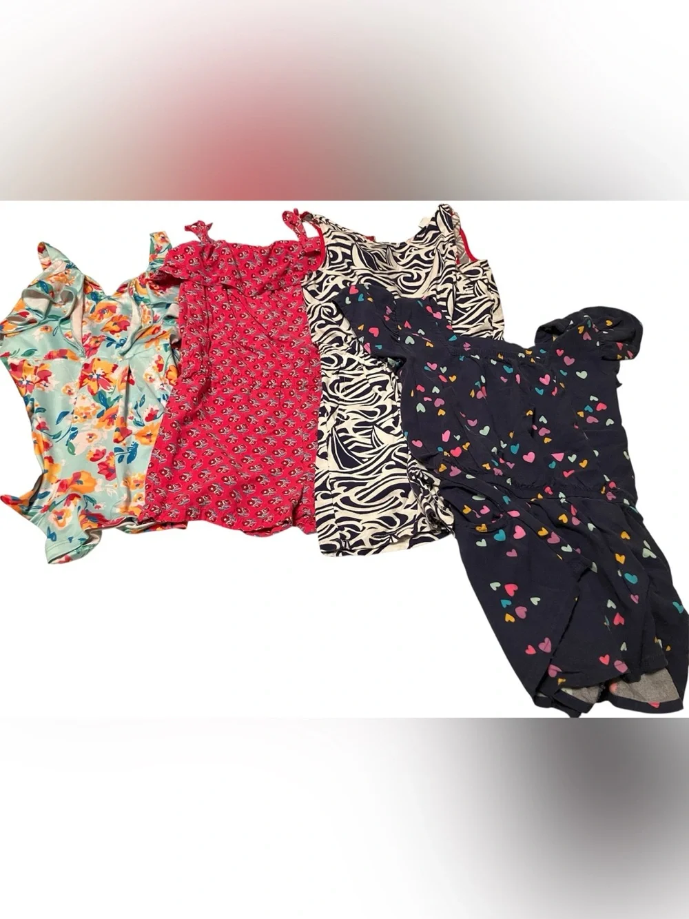 Lot Of 19 Toddler Girls Size 4-4T Dresses T Shirts Sweatshirt Tank Tops Jumpsuit